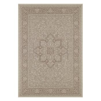 Covor de exterior NORTHRUGS Anjara, 140 x 200 cm, bej- maro