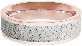 Gravelli Inel cu beton Fusion Bold Bold bronz / gri GJRWRGG111 53 mm