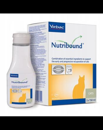 VIRBAC Nutribound Supliment alimentar pentru pisici in timpul convalescentei 3 x 150 ml