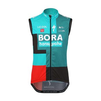 
                 LE COL Vestă de ciclism - BORA HANSGROHE 2022 - negru/verde/roșu  
            