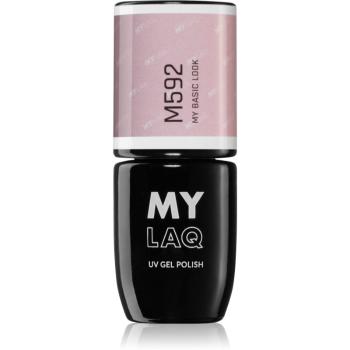 MYLAQ UV Gel Polish lac de unghii sub forma de gel culoare My Basic Look 5 ml