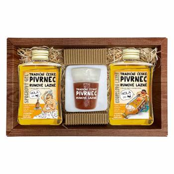 Bohemia Gifts Set cadou pentru îngrijire de baie Pivrnec rom spa