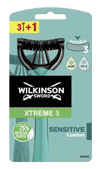 Wilkinson Sword Aparat de unica folosință pentru bărbați Wilkinson Xtreme3 Bulldog Sensitive Comfort 3+1 buc