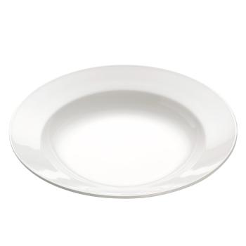 Farfurie din porțelan pentru paste Maxwell & Williams Basic Bistro, ø 28 cm, alb