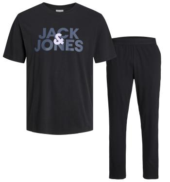 Jack&Jones Pijamale pentru bărbați JACULA Standard Fit 12254994 Black XL