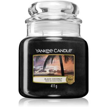 Yankee Candle Black Coconut lumânare parfumată Clasic mediu 411 g