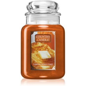 Country Candle Pumpkin & French Toast lumânare parfumată 680 g