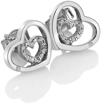 Hot Diamonds Cercei inimioare din argint Adorable Encased DE548