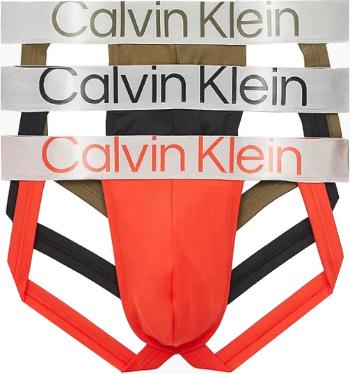 Calvin Klein PACK 3 - slipi pentru bărbați JOCK STRAP NB3152A-13B XXL