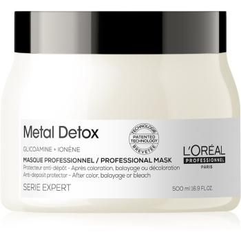 L’Oréal Professionnel Serie Expert Metal Detox mască hrănitoare profundă pentru par vopsit si deteriorat 500 ml