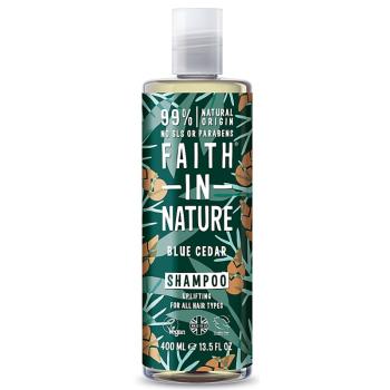 Faith in Nature Șampon natural pentru bărbați Cedru albastru 400 ml