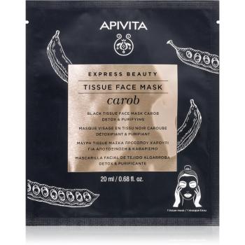 Apivita Express Beauty Carob mască compresă hidratantă cu efect de hidratare 20 ml