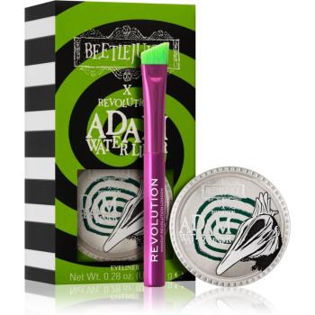 Makeup Revolution X Beetlejuice tuș multifuncțional pentru ochi cu pensula culoare Adam 8 g