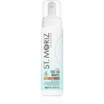 St. Moriz Fast Tan spumă autobronzantă pentru un bronz rapid 200 ml