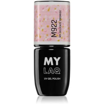 MYLAQ UV Gel Polish My Promise lac de unghii sub forma de gel culoare My Delicate Promise 5 ml