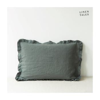 Față de pernă din in 65x65 cm Forest Green  – Linen Tales