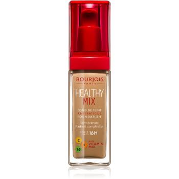 Bourjois Healthy Mix makeup radiant cu hidratare 16 de ore culoare 55 Dark beige  30 ml
