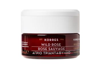 Korres Crema iluminatoare pentru ten uscat Wild Rose (Brightening & First Wrinkles Day Cream) 40 ml