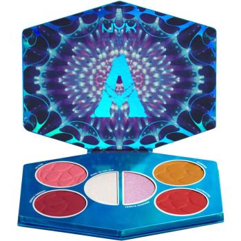 NYX Professional Makeup Limited Edition Avatar Pandoran Paradise Palette paletă cu iluminatoare și farduri de obraz 6x3,2 g