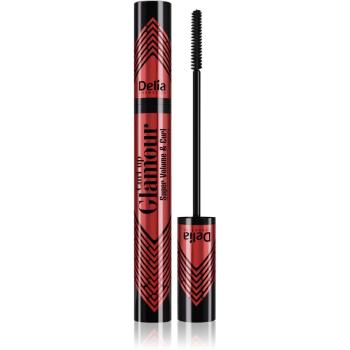 Delia Cosmetics Glamour mascara pentru extensie, rotunjire si volum culoare Black 11 ml