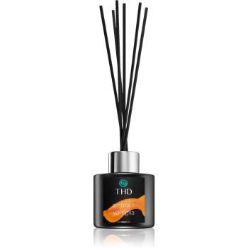 THD Luxury Black Collection Amber and Vanilla aroma difuzor cu rezervã 100 ml