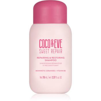 Coco & Eve Sweet Repair Repairing & Restoring Shampoo șampon intens cu efect de regenerare pentru par deteriorat si vopsit 70 ml