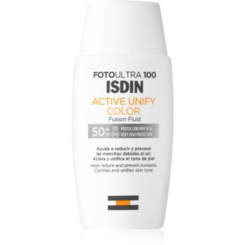 ISDIN Foto Ultra 100 Active Unify crème de protectie anti-acnee SPF 50+ 50 ml