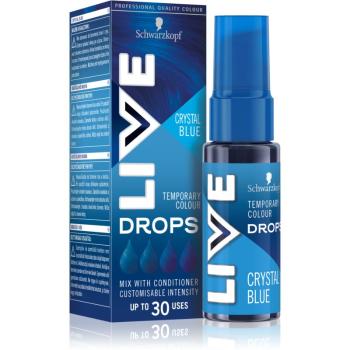 Schwarzkopf LIVE Drops sampon nuantator culoare Crystal Blue 30 ml