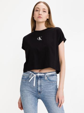 Calvin Klein Jeans Crop top Negru