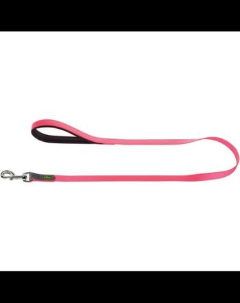 HUNTER Convenience Lesa pentru caini 2cm/1,2m, roz neon