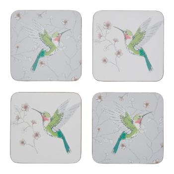 Coasters gri 4 buc. Hummingbirds – Cooksmart ®