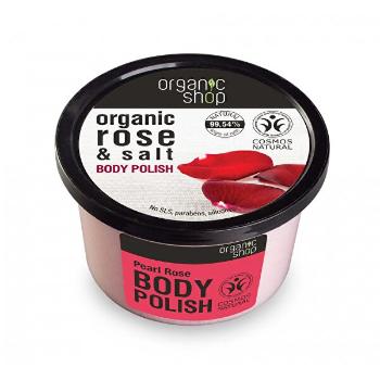 Organic Shop Peeling de corp Trandafiri și sare (Body Polish) 250 ml