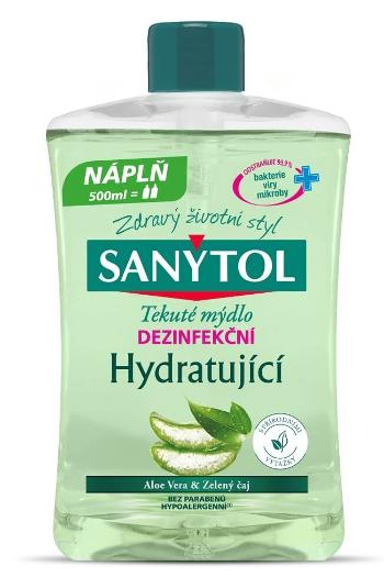 Sanytol Săpun dezinfectant hidratant Aloe Vera & Ceai verde - rezervă 500 ml