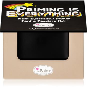 theBalm Priming is Everything baza pentru fardul de ochi culoare Black 3 g