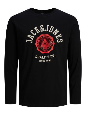 Jack&Jones Tricou pentru bărbați JJELOGO Regular Fit 12210821 Black M