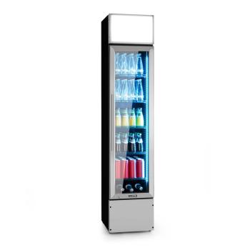 Klarstein Berghain, frigider pentru băuturi, 160 litri, iluminare interioară RGB, 230 W, 2 – 8 °C, oțel inoxidabil