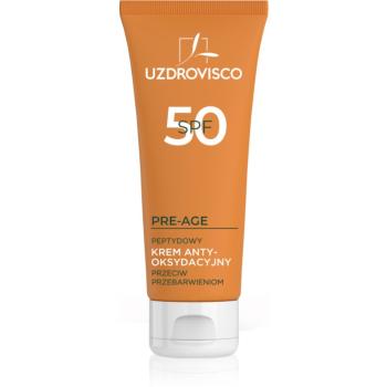 Uzdrovisco Pre-Age Peptide Antioxidant Cream SPF 50 crema de zi protectoare SPF 50 50 ml