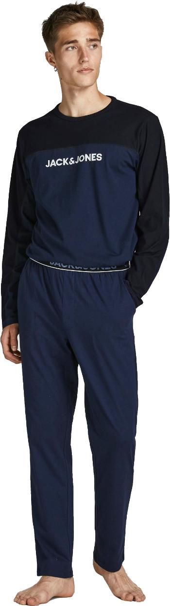 Jack&Jones Pijama pentru bărbați JACSMITH 12202590 Navy Blazer M