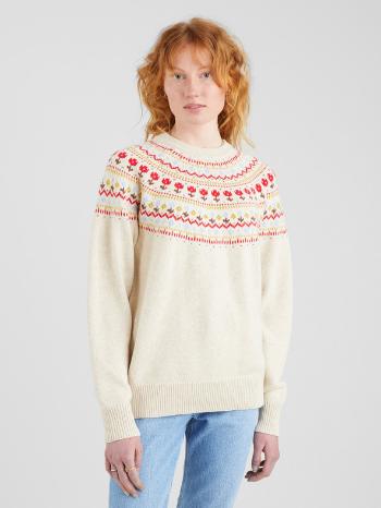 Levi's® Slouchy Crewneck Pulover Alb