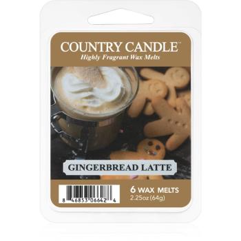 Country Candle Gingerbread Latte ceară pentru aromatizator 64 g