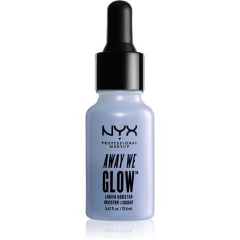 NYX Professional Makeup Away We Glow iluminator lichid cu picurător culoare 01 Zoned Out 12.6 ml