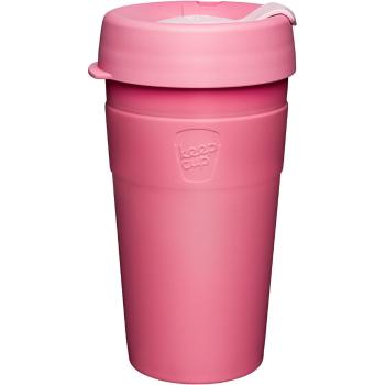 Cană de voiaj cu capac KeepCup Saskatoon Thermal, 454 ml, roz