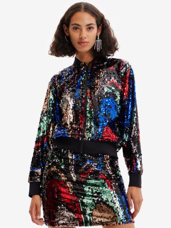 Desigual Sequin Jachetă Negru