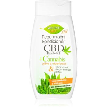 Bione Cosmetics Cannabis CBD balsam regenerator pentru păr 260 ml