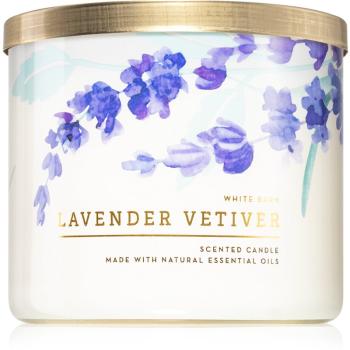 Bath & Body Works Lavender Vetiver lumânare parfumată 411 g