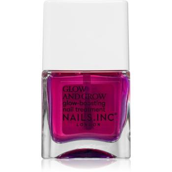 Nails Inc. Glow and Grow Nail Growth Treatment lac pentru intarirea unghiilor 14 ml