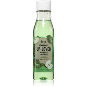 Oriflame Love Nature Up-Loved Upcycled Apple & Organic Kale sampon pentru curatare pentru par gras 250 ml