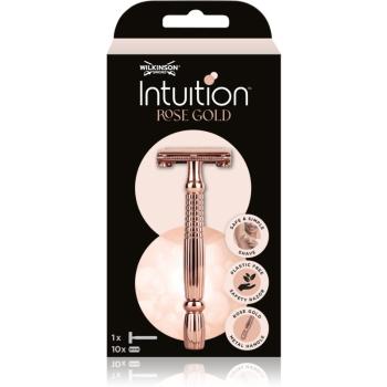 Wilkinson Sword Intuition Rose Gold Razor Aparat de ras + rezervă lame