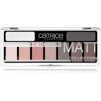 Catrice The Modern Matt Collection paleta farduri de ochi culoare 010 The Must-Have Matts 10 g