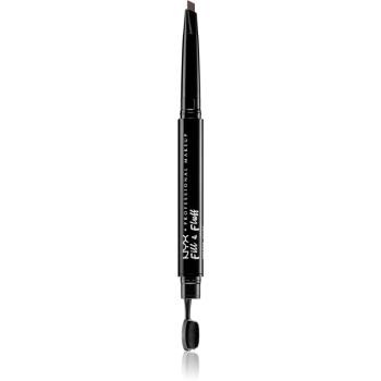 NYX Professional Makeup Fill & Fluff creion mecanic pentru sprancene culoare 05 - Ash Brown